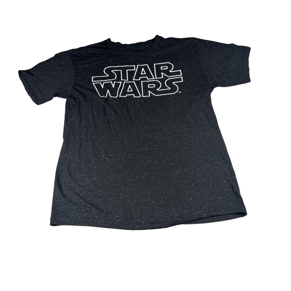 Star Wars Unisex Graphic T-Shirt Black Short Sleeve T-Shirt, Size Medium
